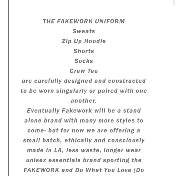 new BLACK WHITE BEIGE BWB x FakeWork XL Sweatpants *Unisex - Picture 9 of 9